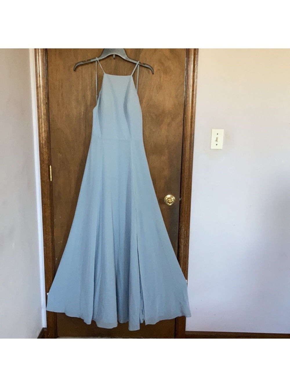 Celebrate db studio long gown w slit evening wedding event prom dress size 6 - Picture 12 of 16